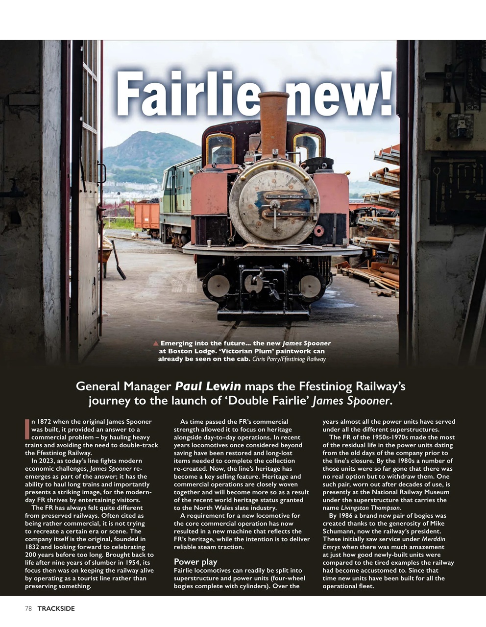 Trackside Preview Pages