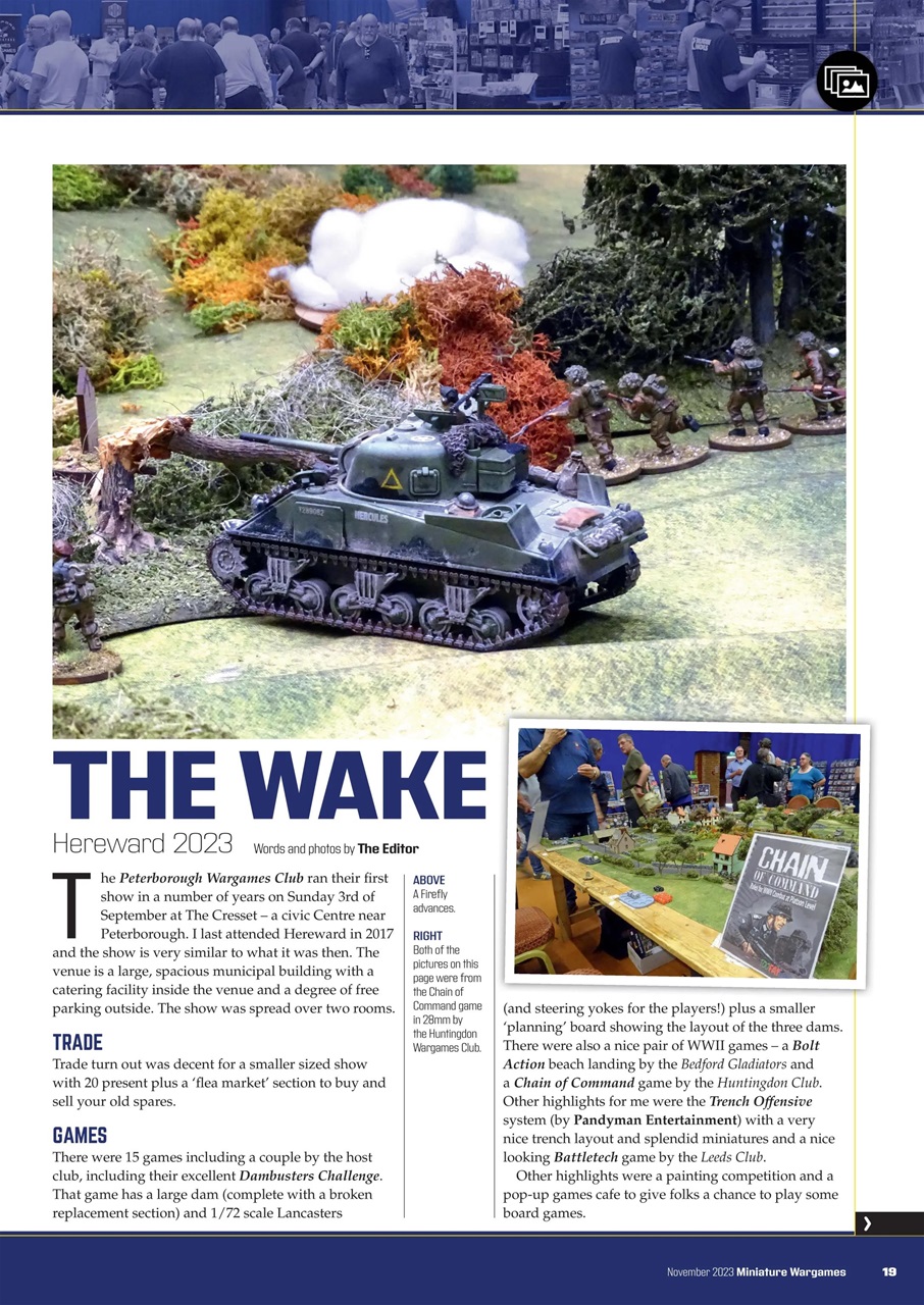 Miniature Wargames Preview Pages