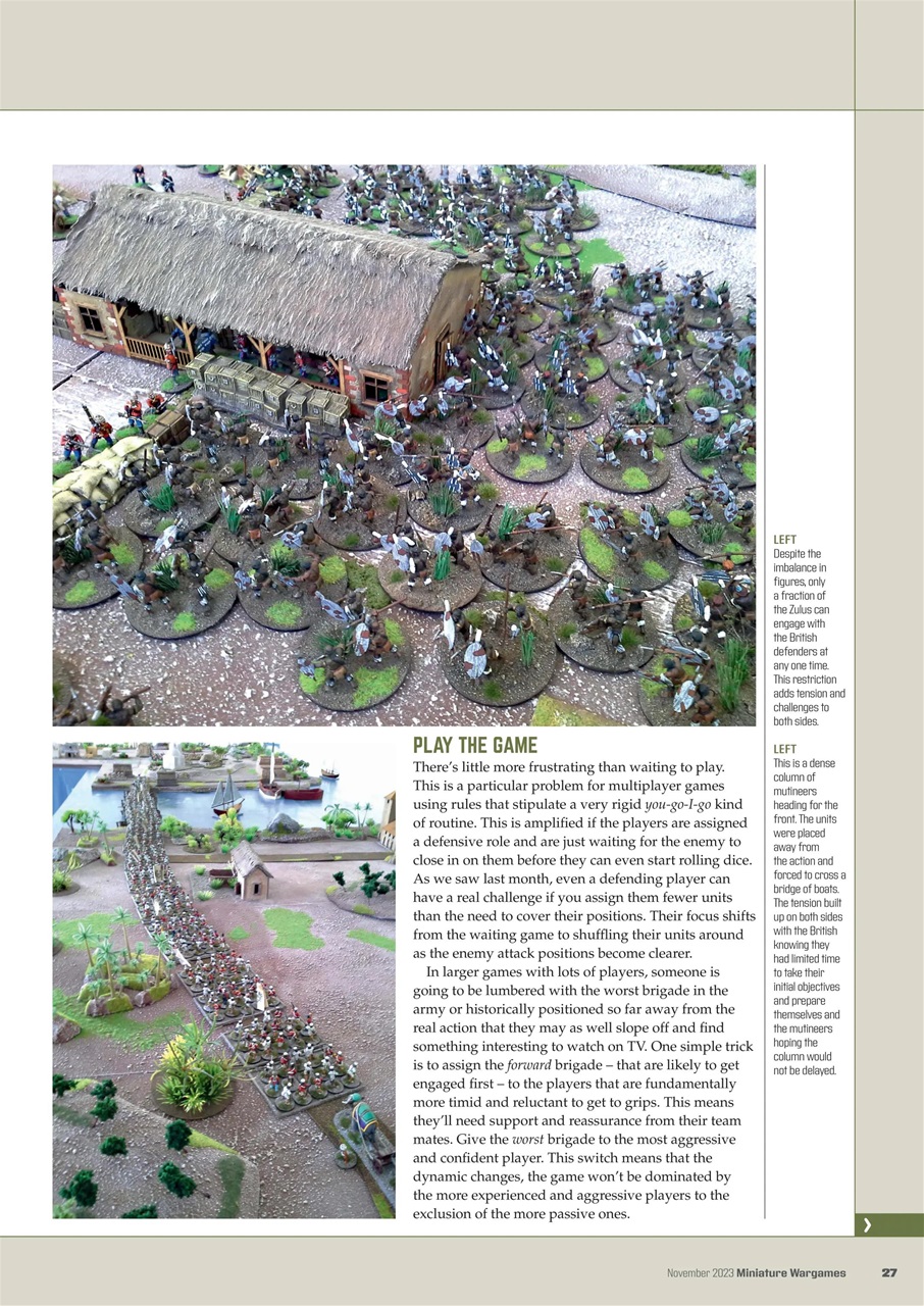 Miniature Wargames Preview Pages