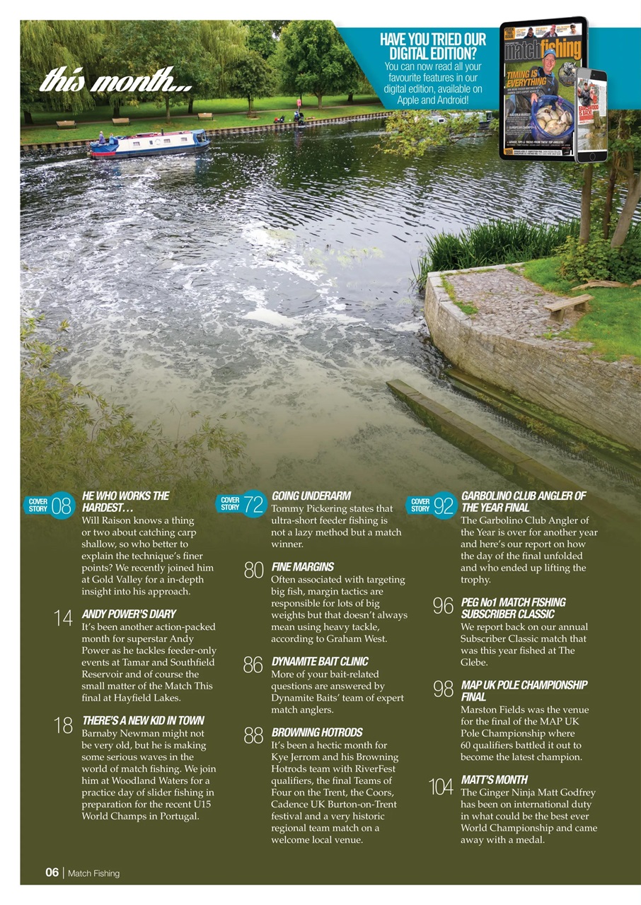 Match Fishing Preview Pages