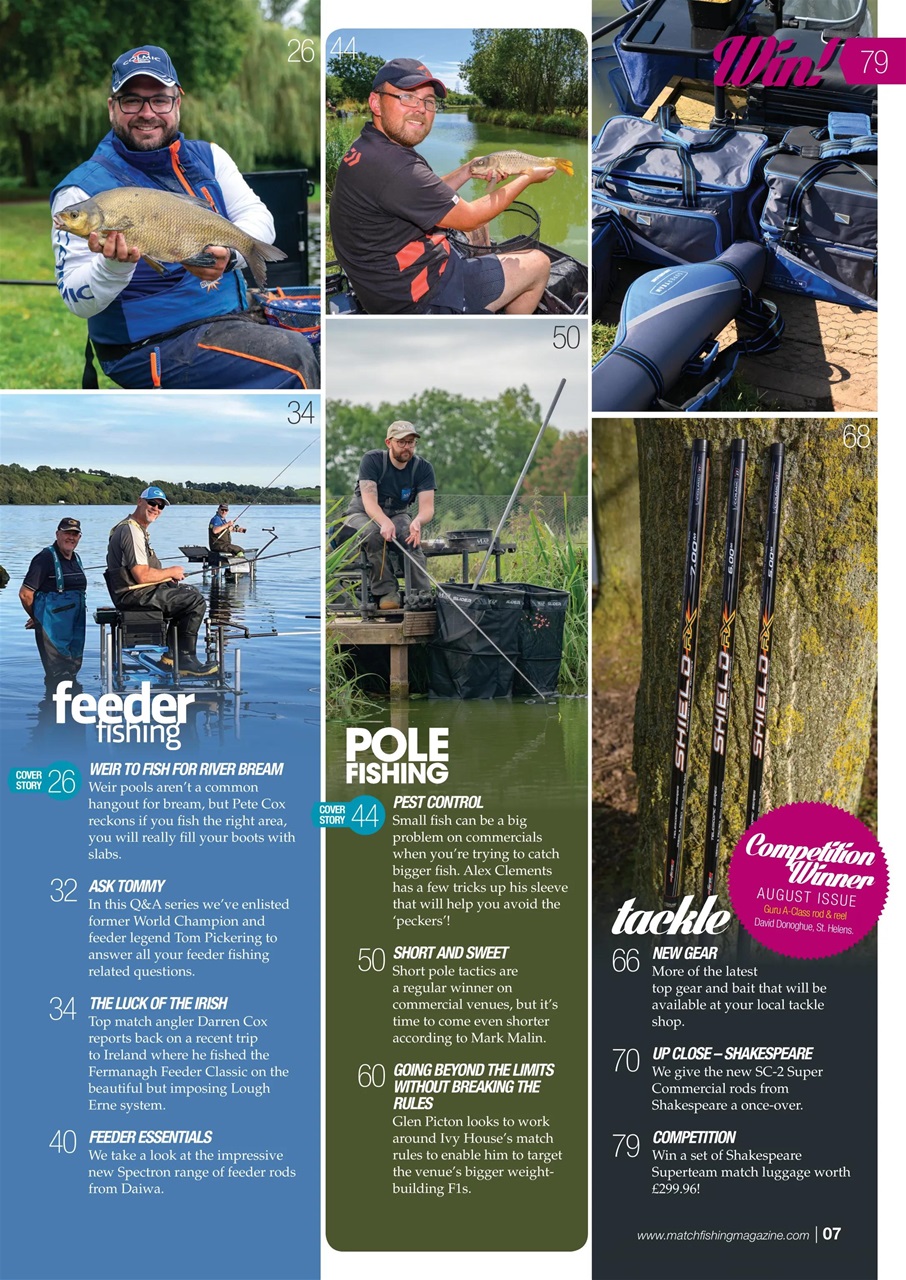 Match Fishing Preview Pages