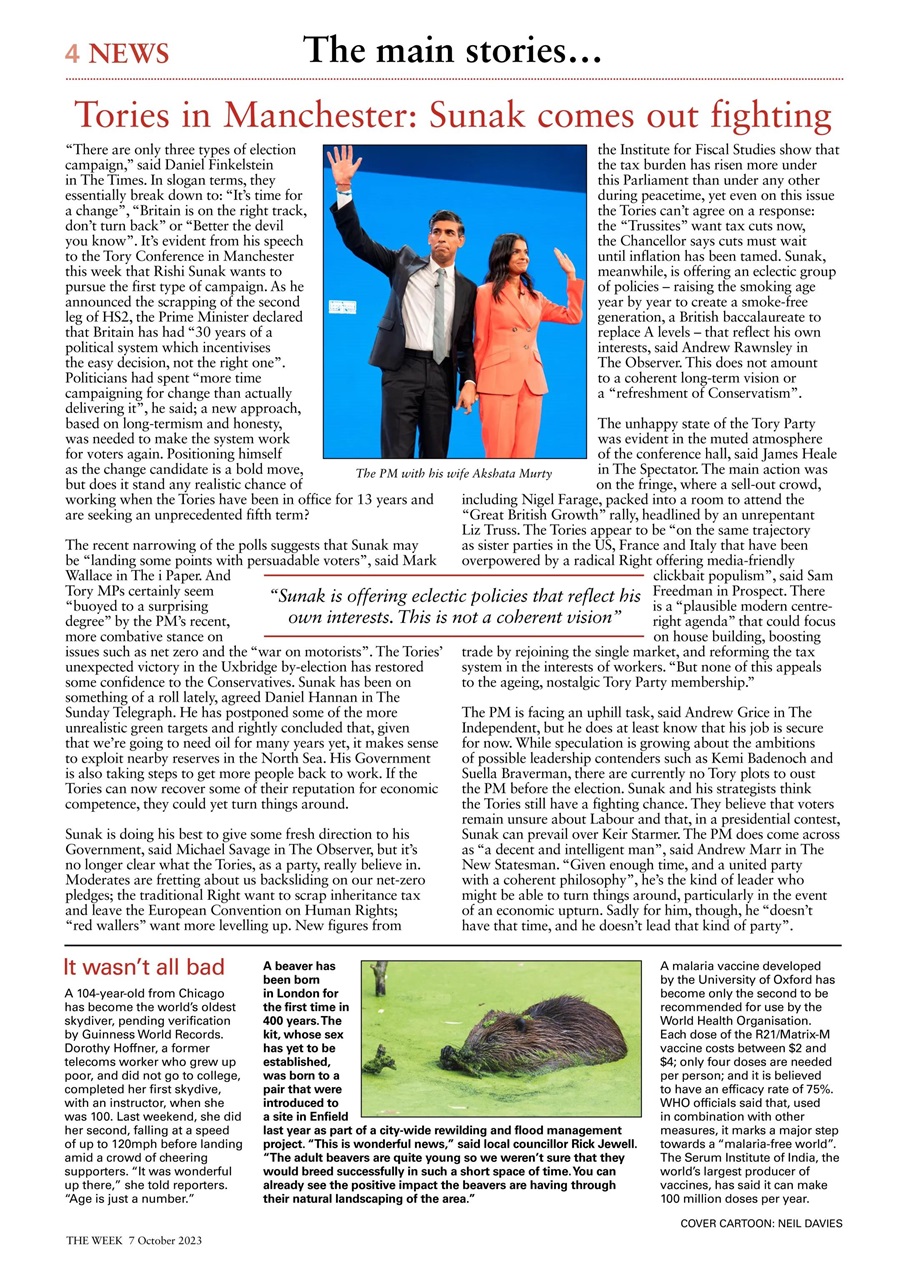 The Week Preview Pages