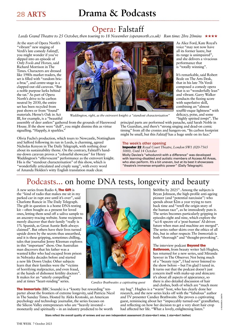 The Week Preview Pages