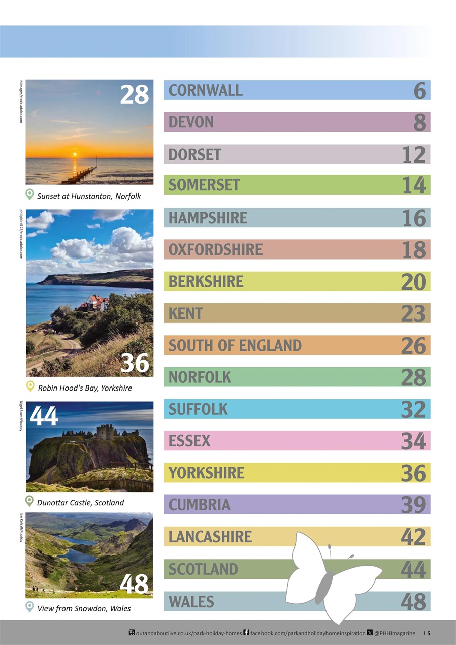 Park and Holiday Home Inspiration magazine Preview Pages