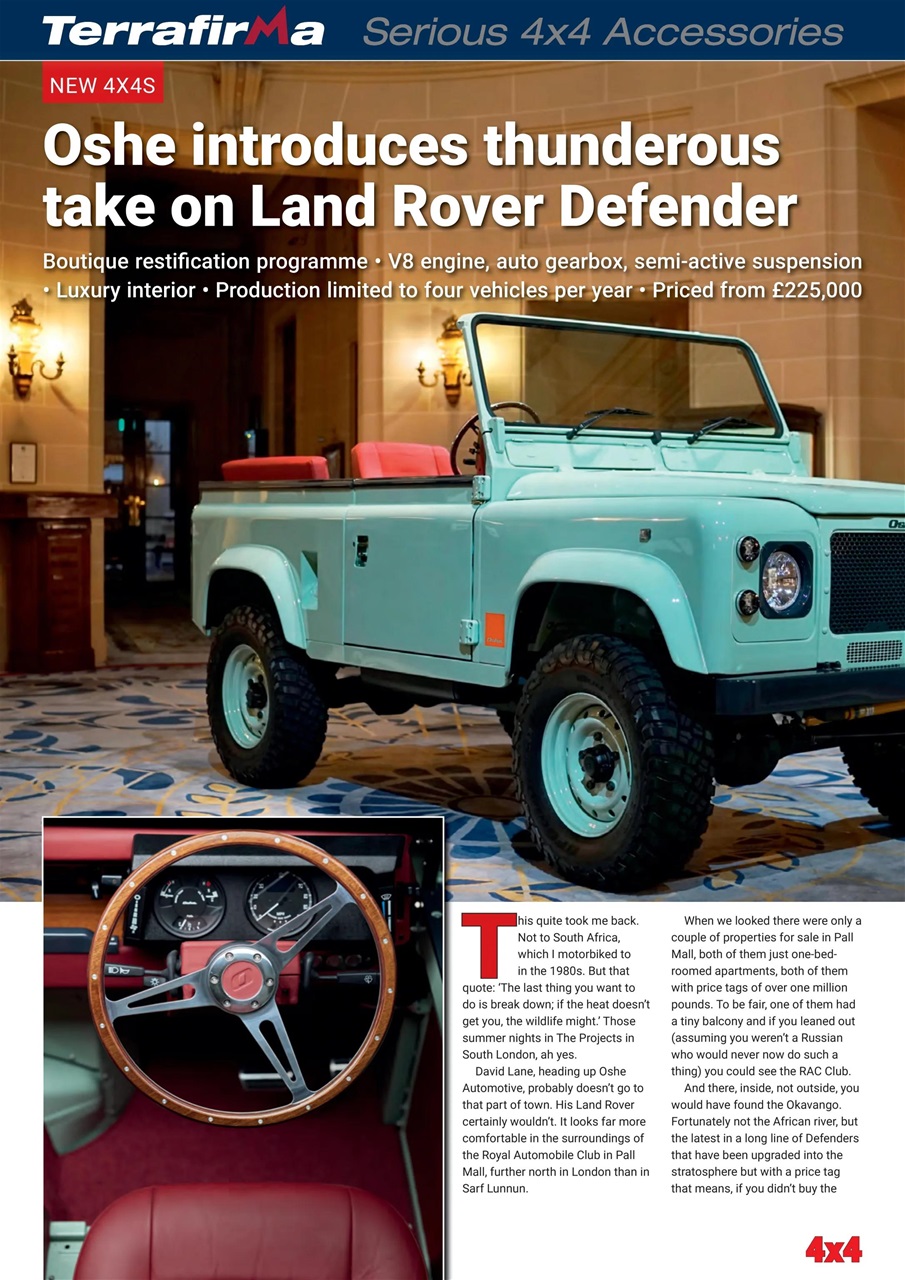 Overlander 4X4 Preview Pages
