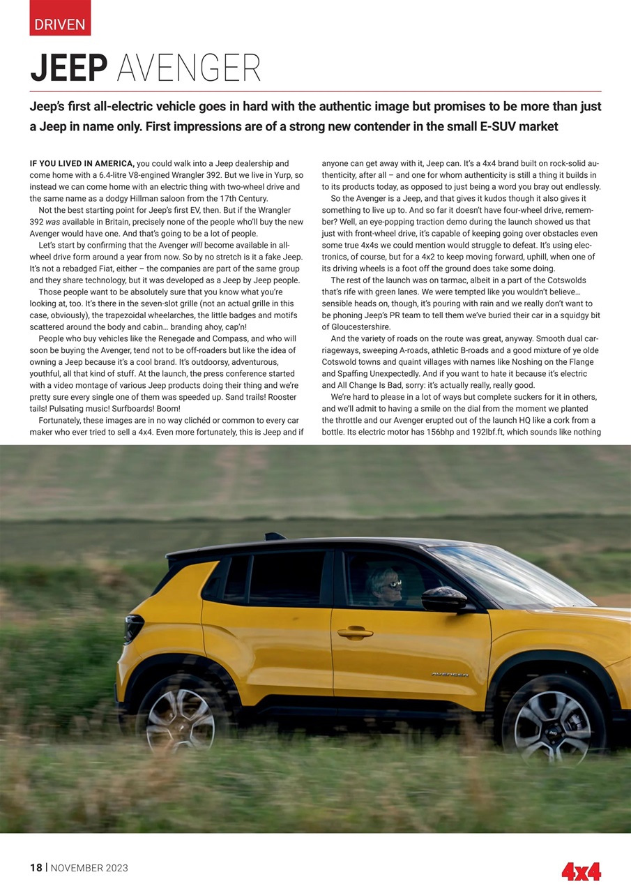 Overlander 4X4 Preview Pages