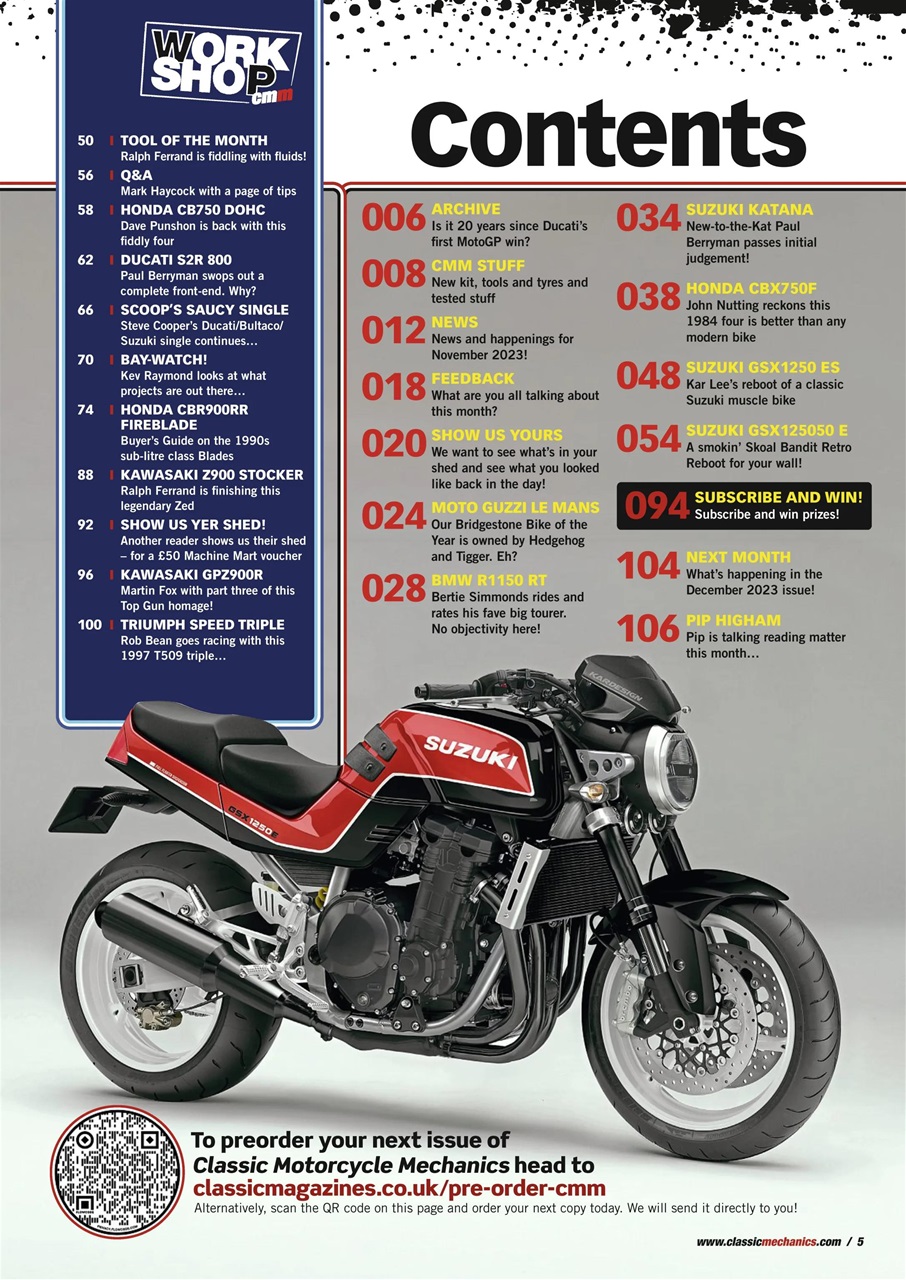 Classic Motorcycle Mechanics Preview Pages