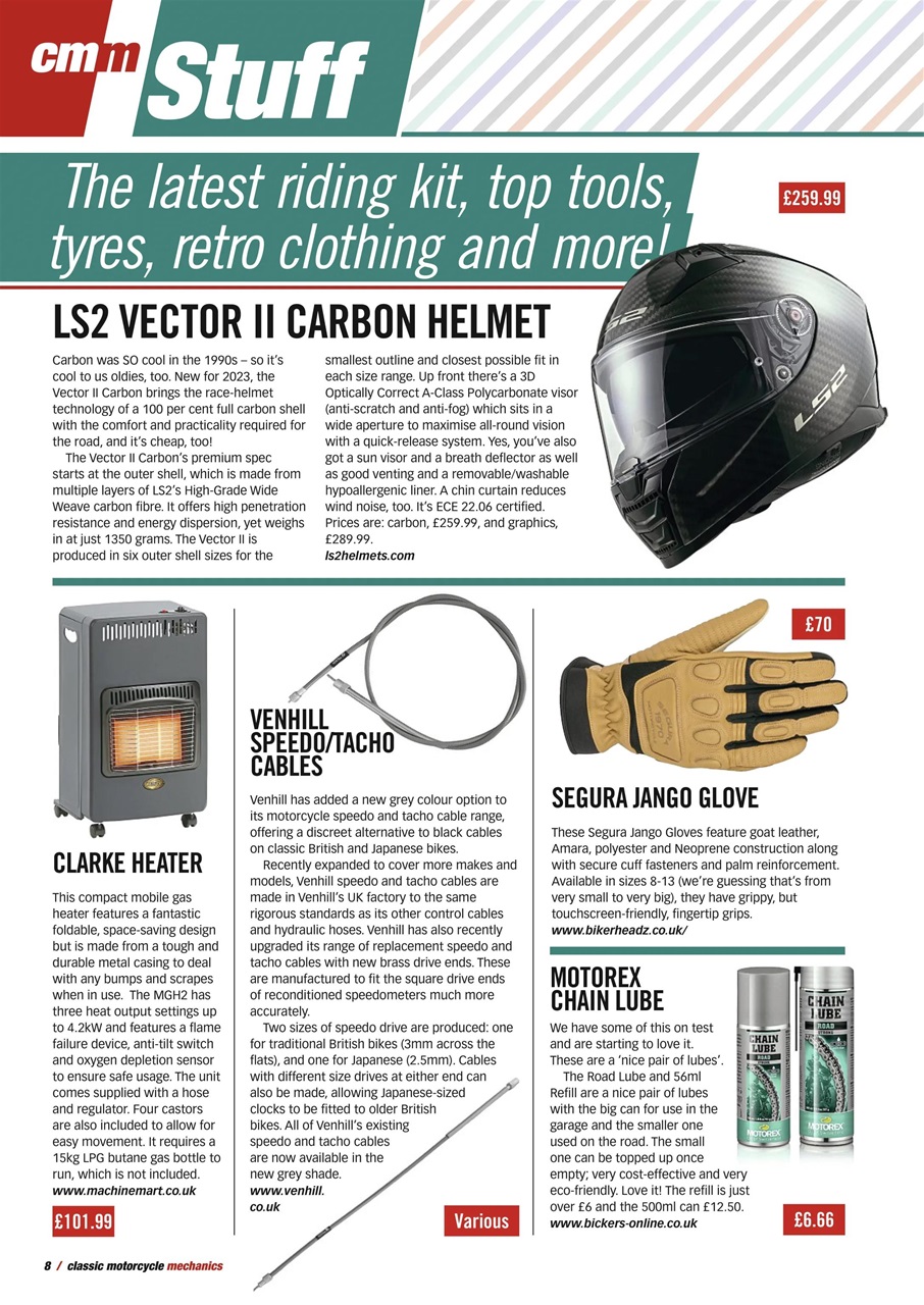 Classic Motorcycle Mechanics Preview Pages