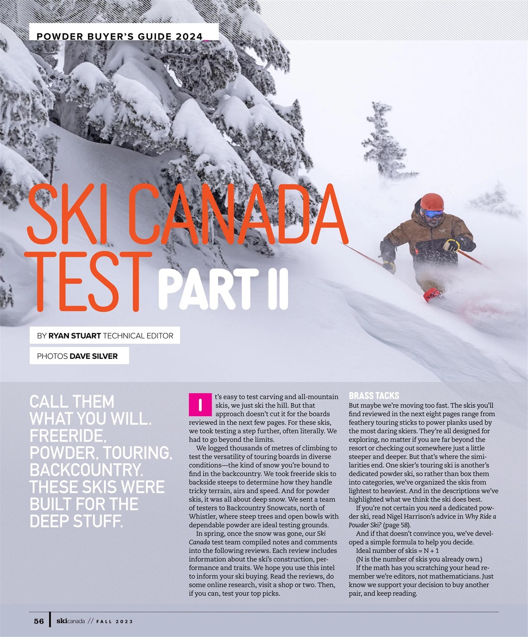 Ski Canada Preview Pages