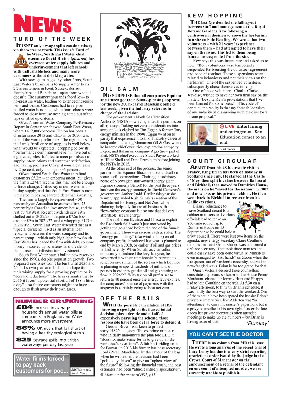 Private Eye Preview Pages