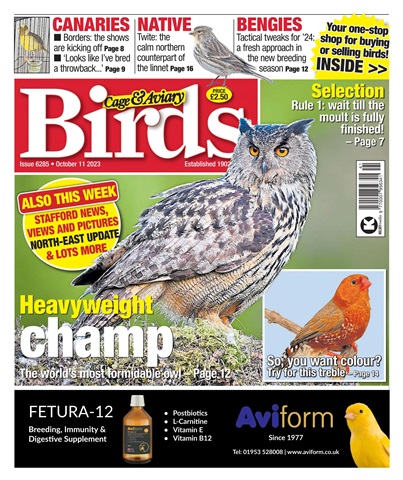 Cage & Aviary Birds issue 11-Oct-23