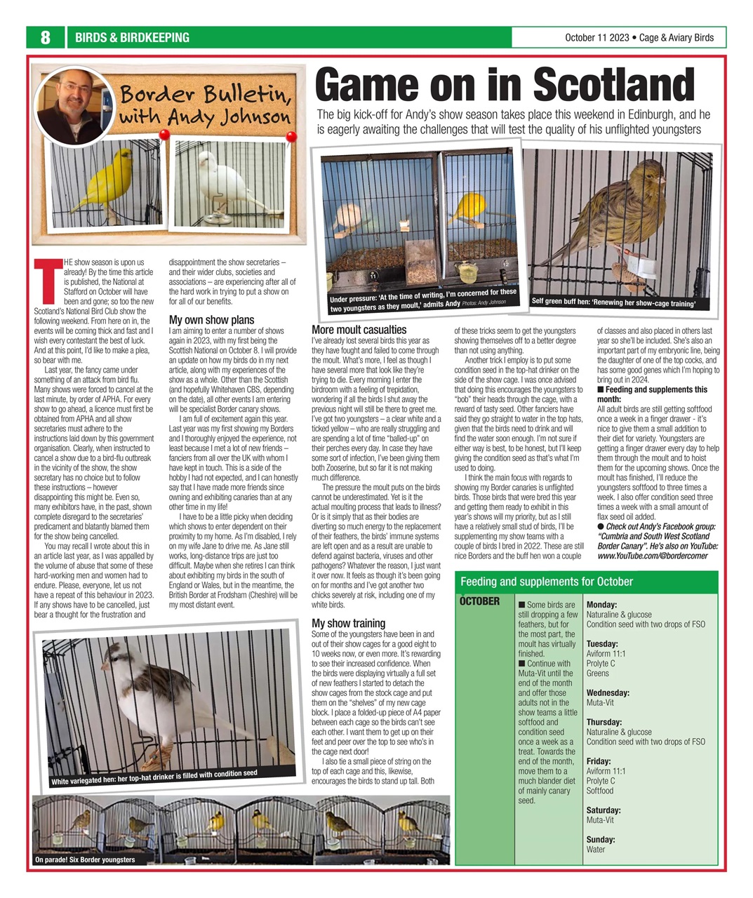 Cage & Aviary Birds Preview Pages