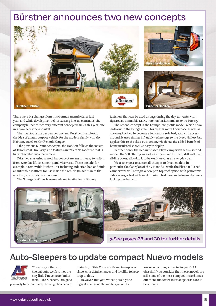 Campervan Preview Pages
