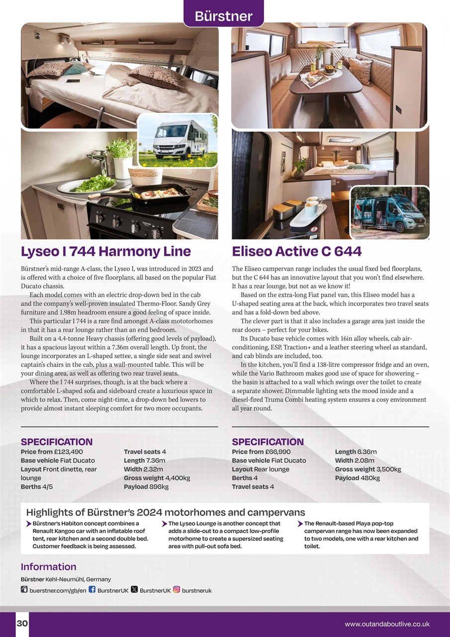 Campervan Preview Pages