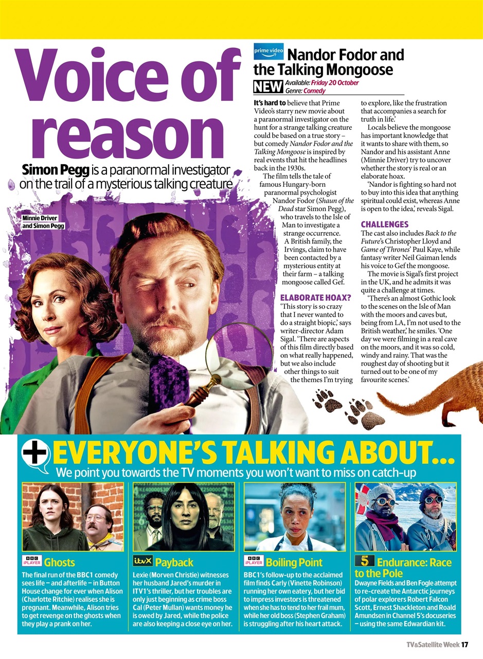 TV & Satellite Week Preview Pages