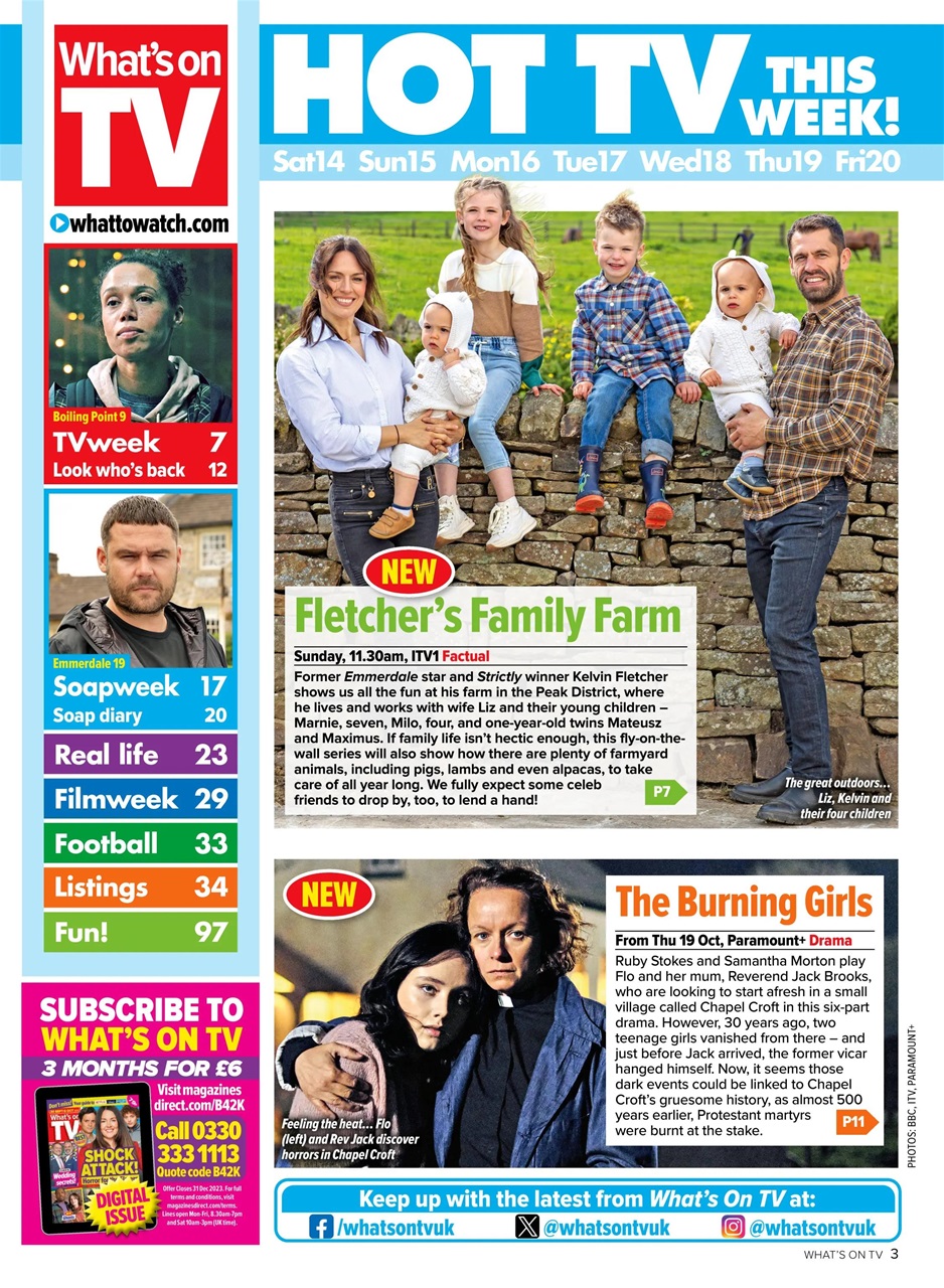 What's on TV Preview Pages