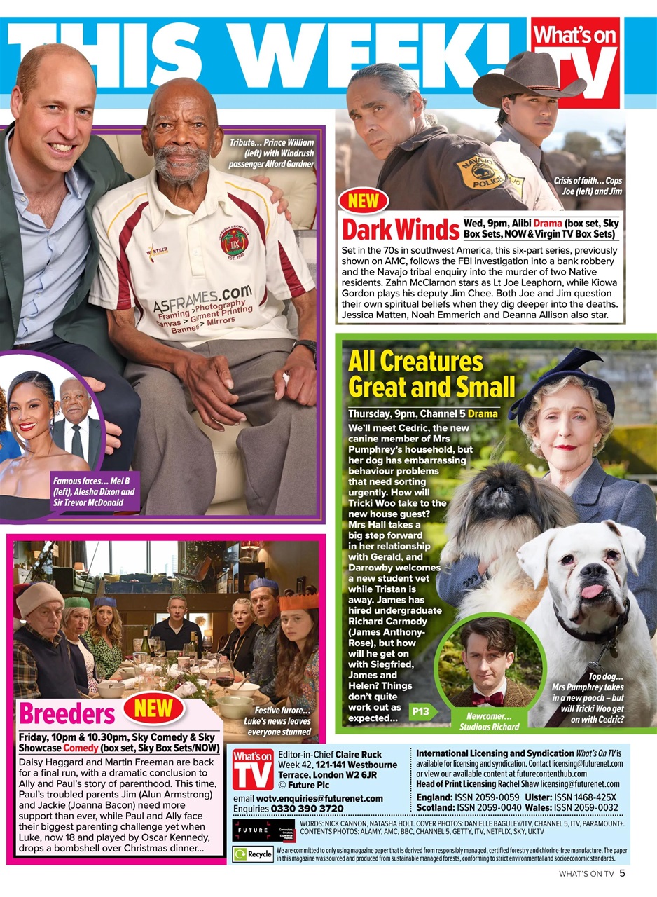 What's on TV Preview Pages