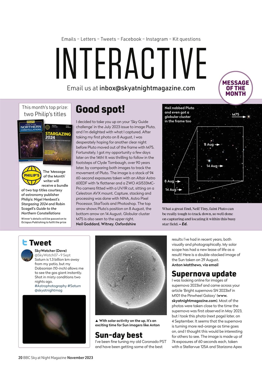 BBC Sky at Night Magazine Preview Pages