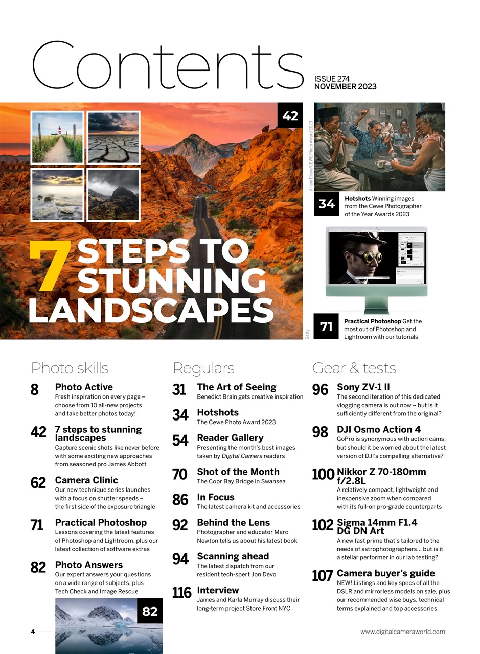 Digital Camera Magazine Preview Pages