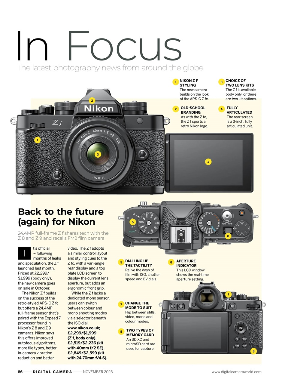 Digital Camera Magazine Preview Pages