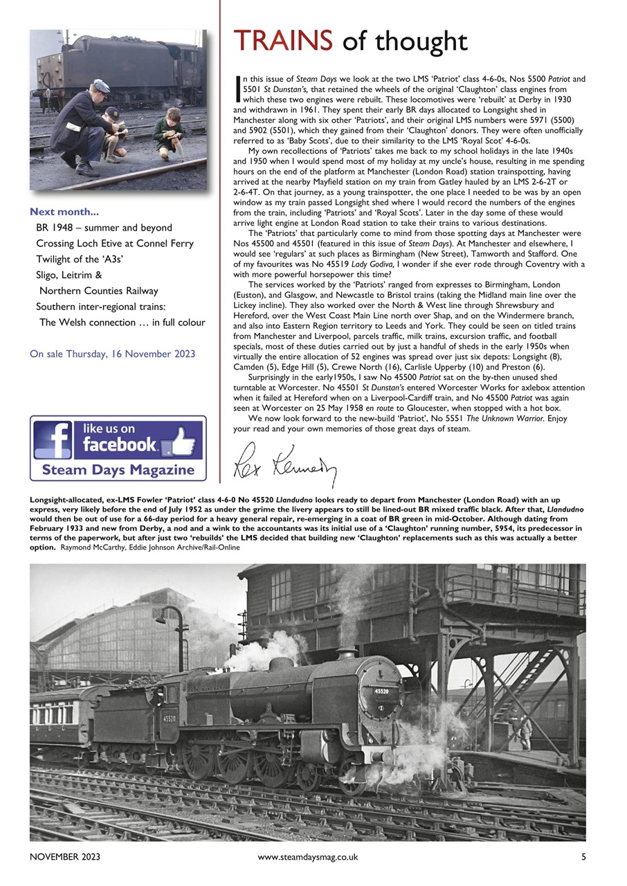 Steam Days Preview Pages