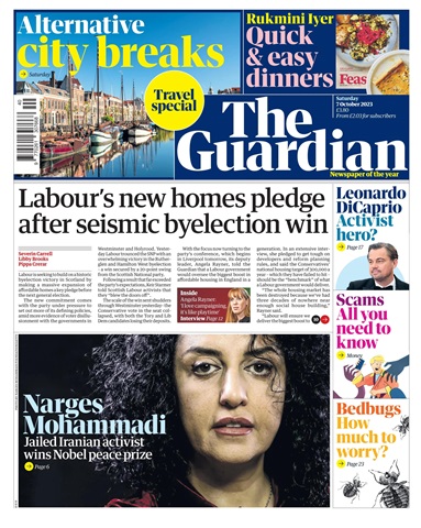 The Guardian Newspaper issue Saturday, October 7, 2023