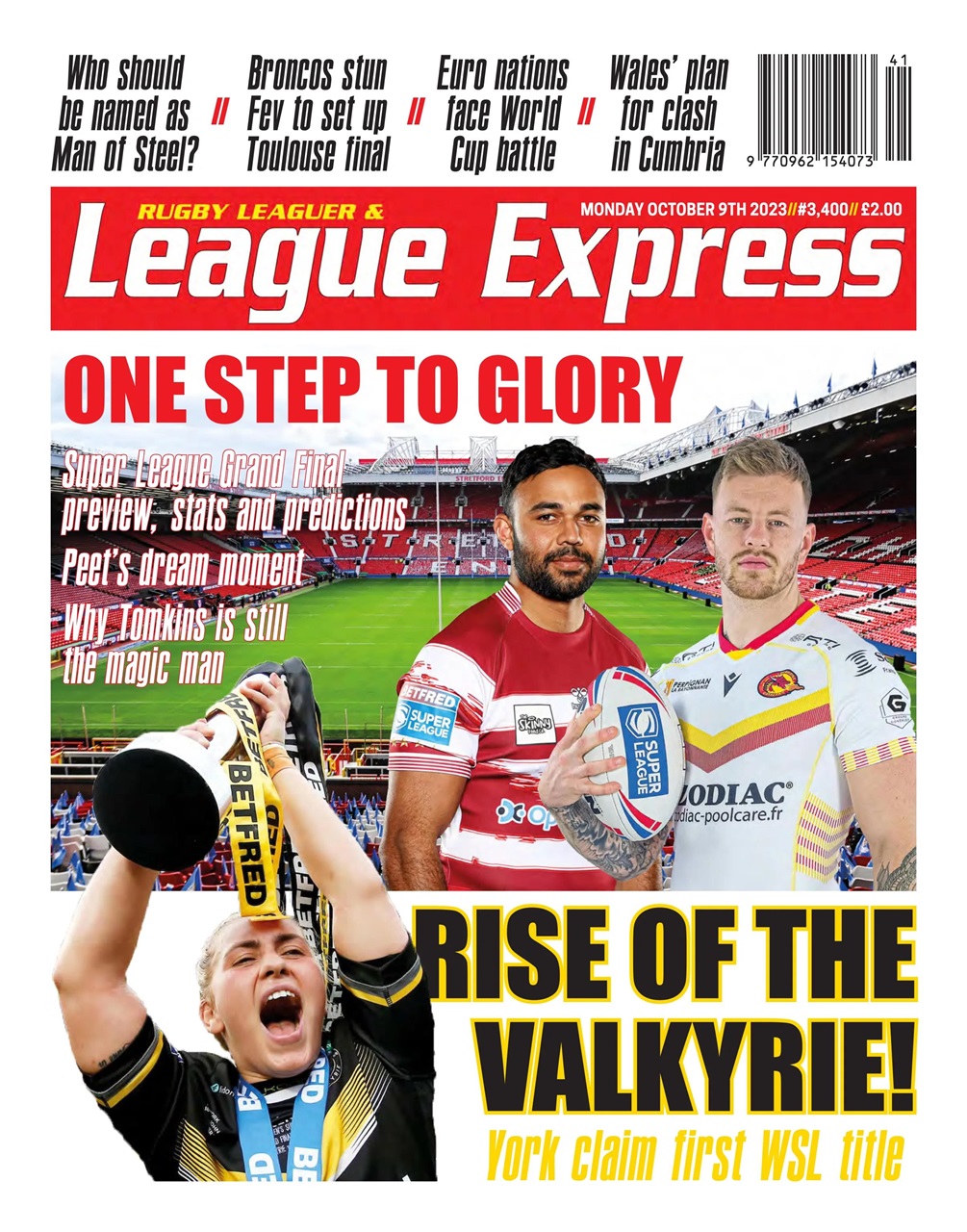 League Express Preview Pages