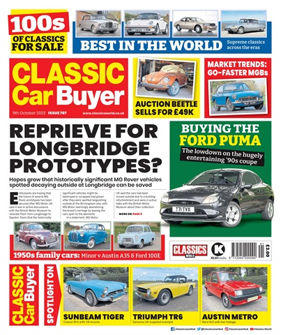 Classic Car Buyer issue 11 Oct 2023