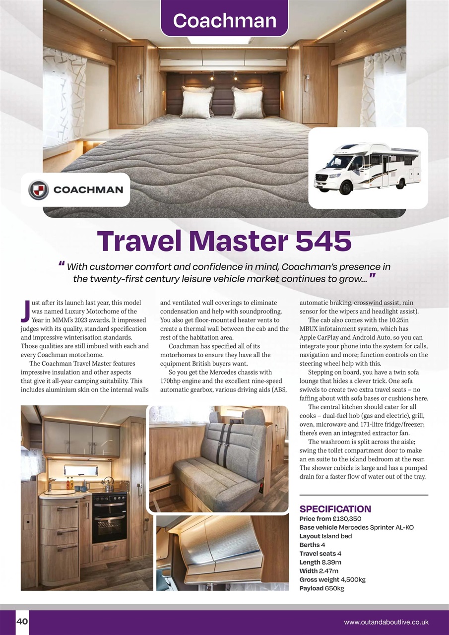 What Motorhome magazine Preview Pages