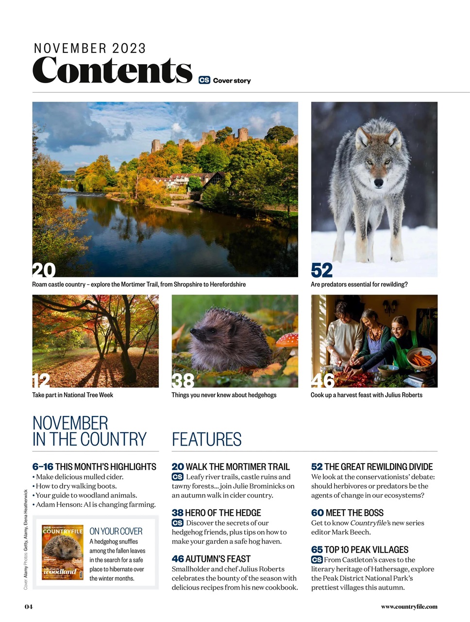 BBC Countryfile Magazine Preview Pages