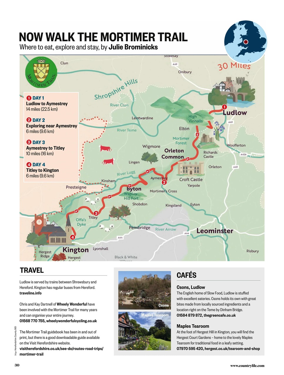BBC Countryfile Magazine Preview Pages