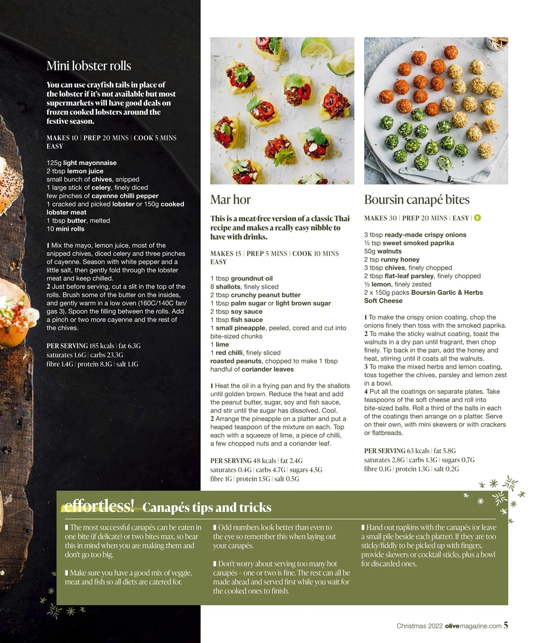 Olive Magazine Preview Pages