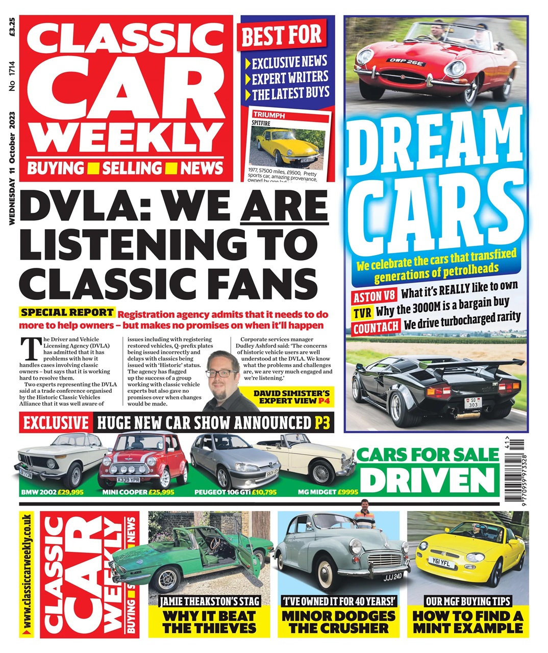 Classic Car Weekly Preview Pages