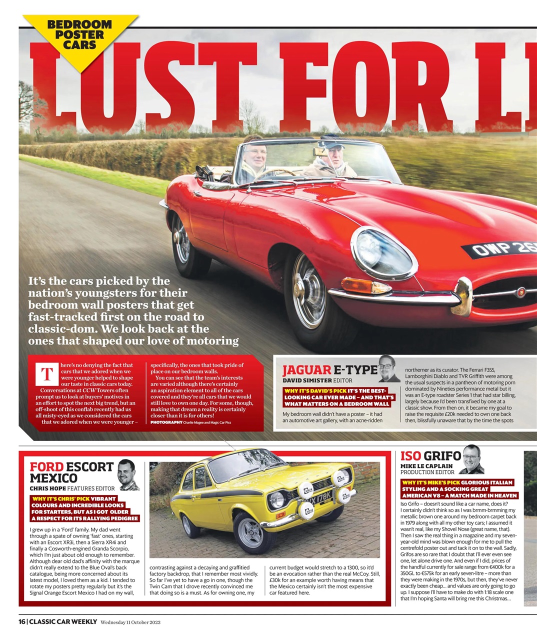 Classic Car Weekly Preview Pages