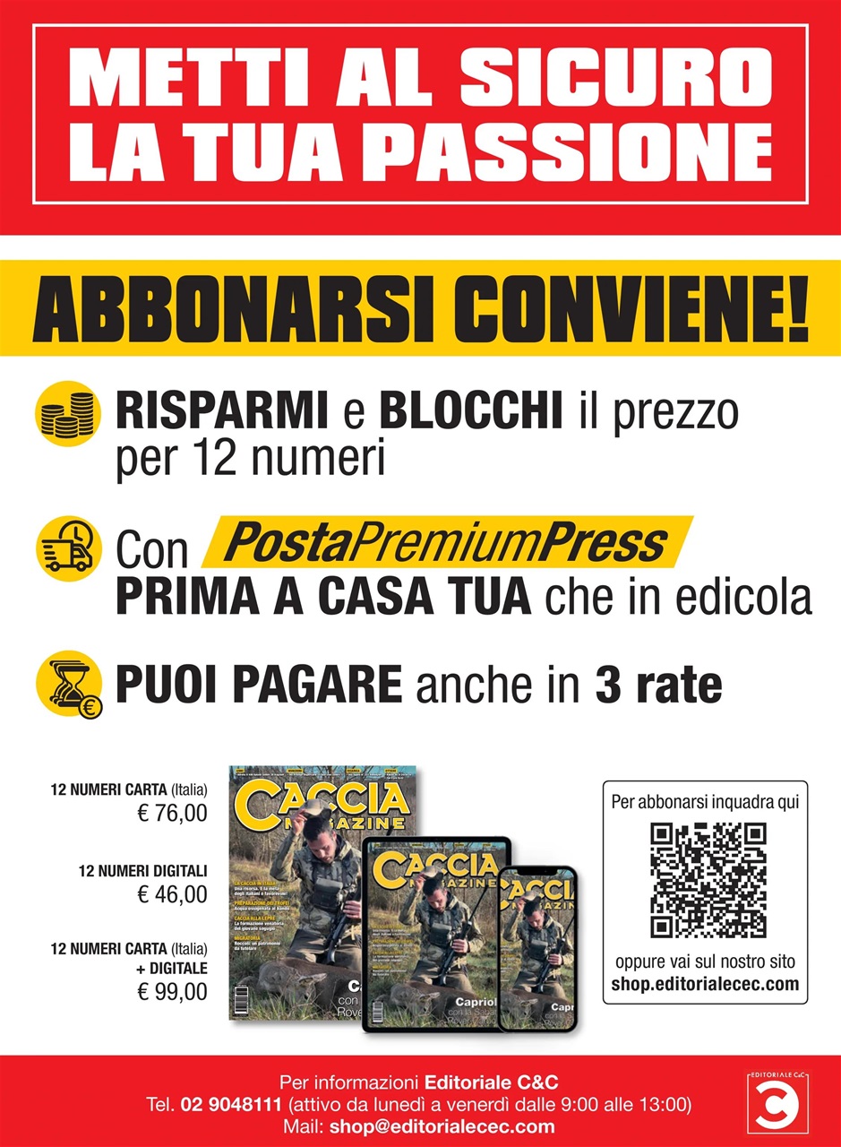 Caccia Magazine Preview Pages