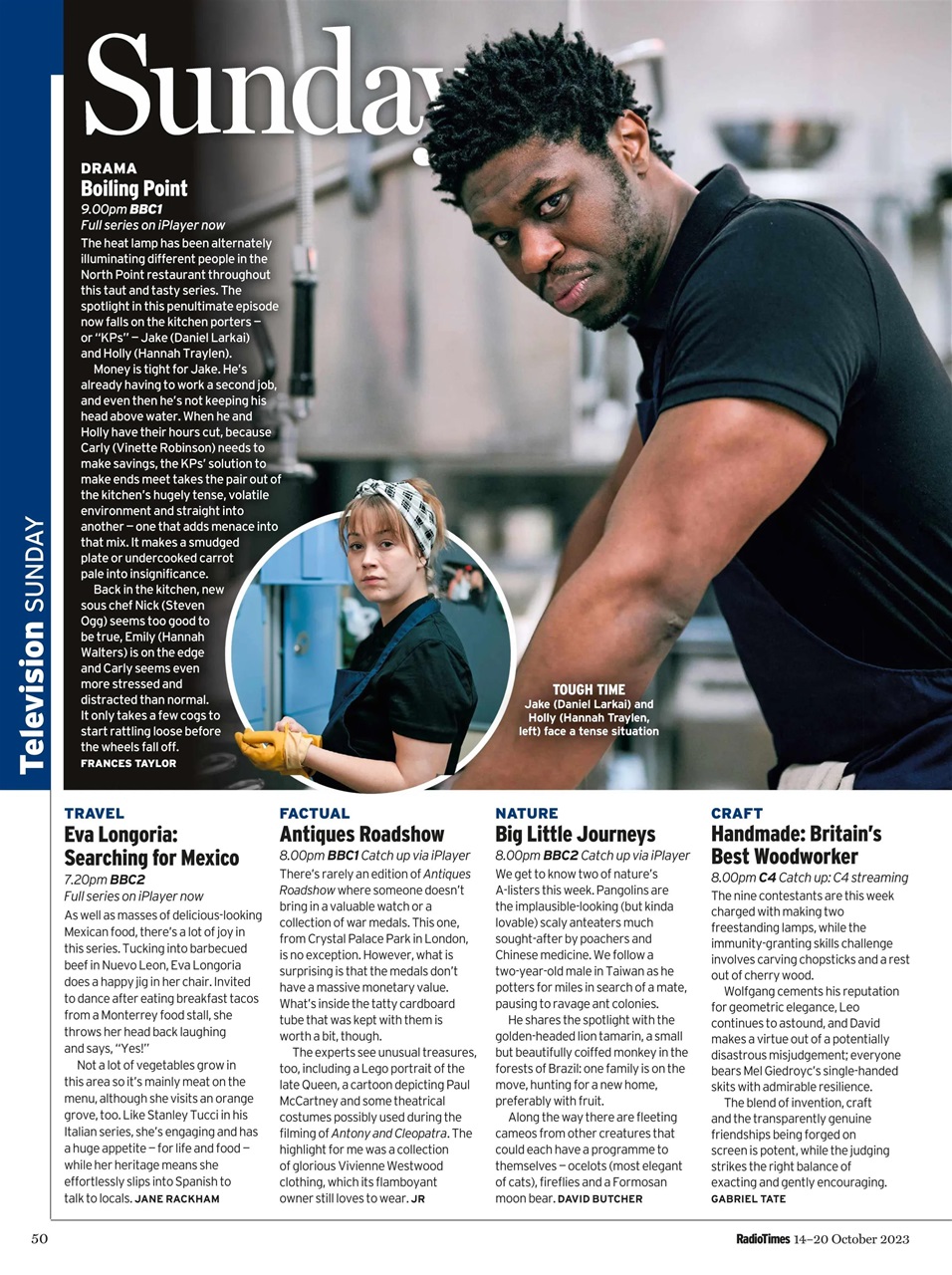 Radio Times Magazine 1420th October 2023 Back Issue