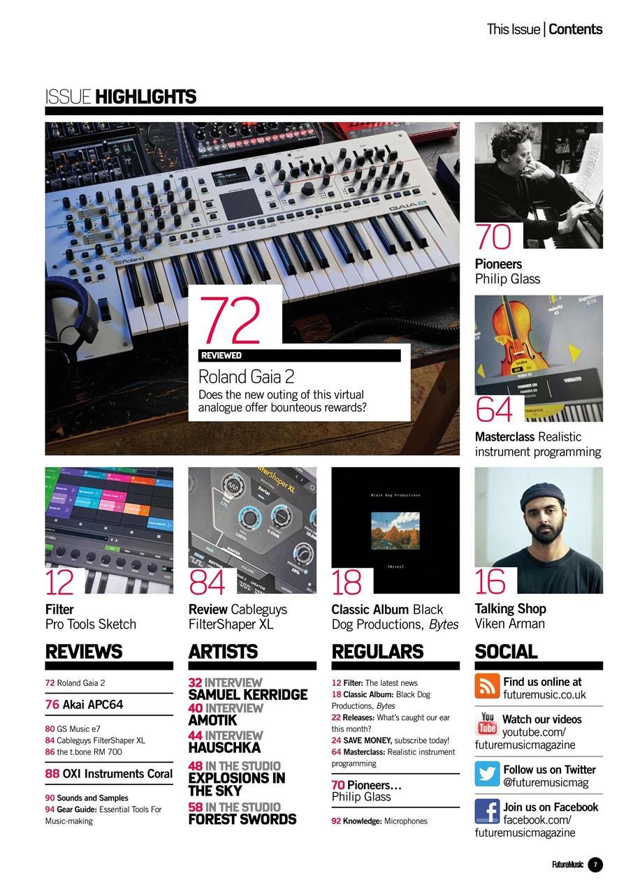 Future Music Preview Pages