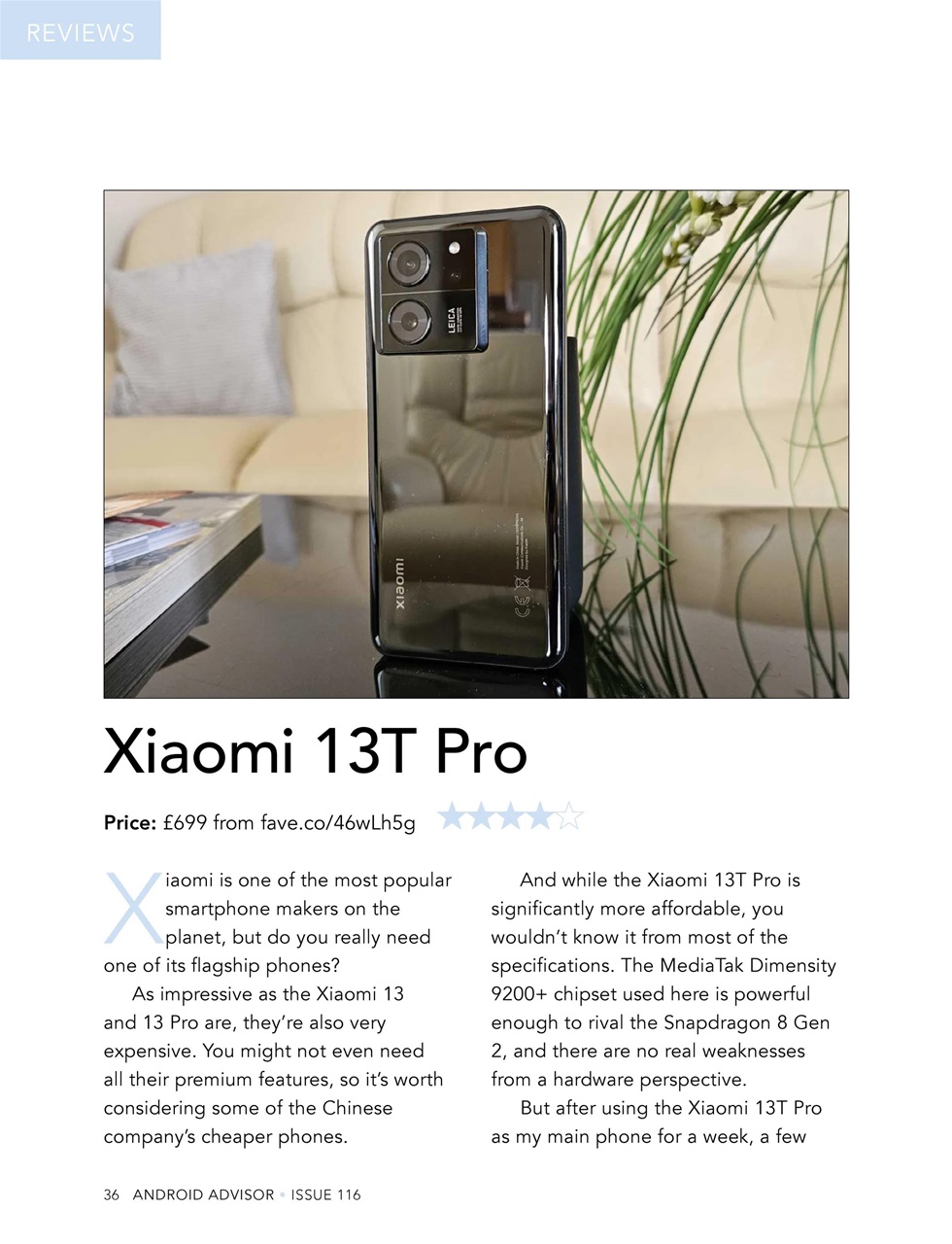 Android Advisor Preview Pages