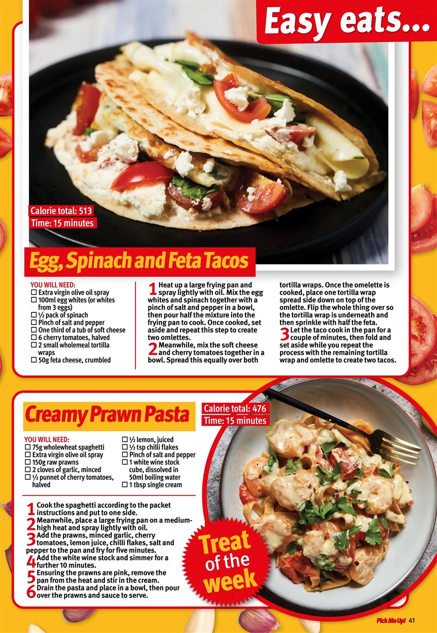 Pick Me Up Preview Pages