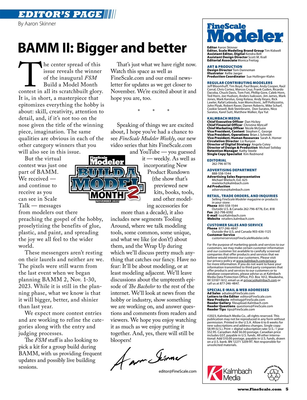 FineScale Modeler Preview Pages