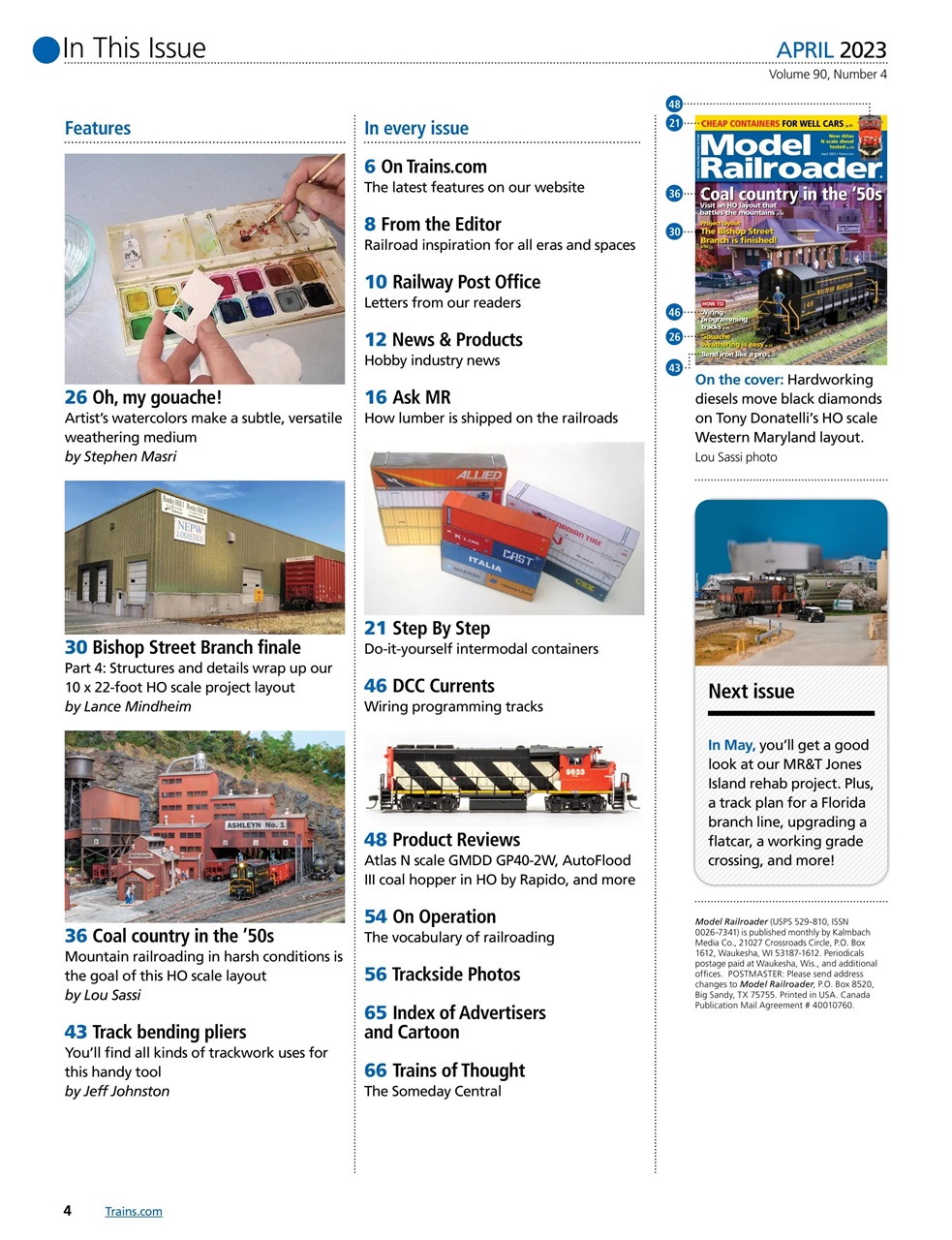 Model Railroader Preview Pages