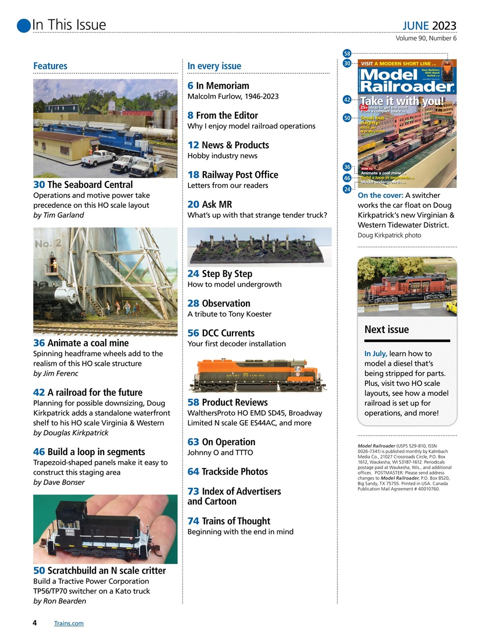 Model Railroader Preview Pages