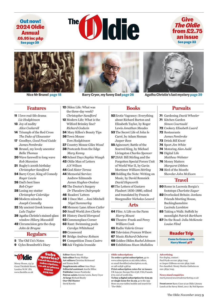 The Oldie Preview Pages