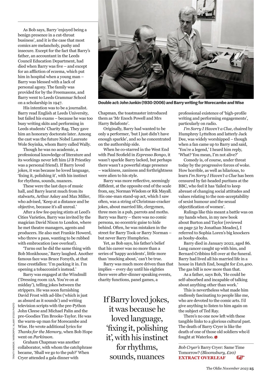 The Oldie Preview Pages