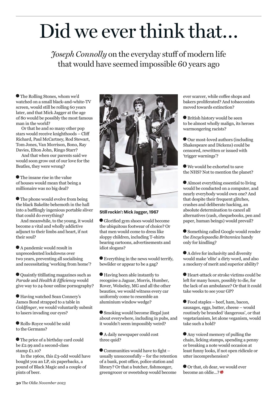 The Oldie Preview Pages