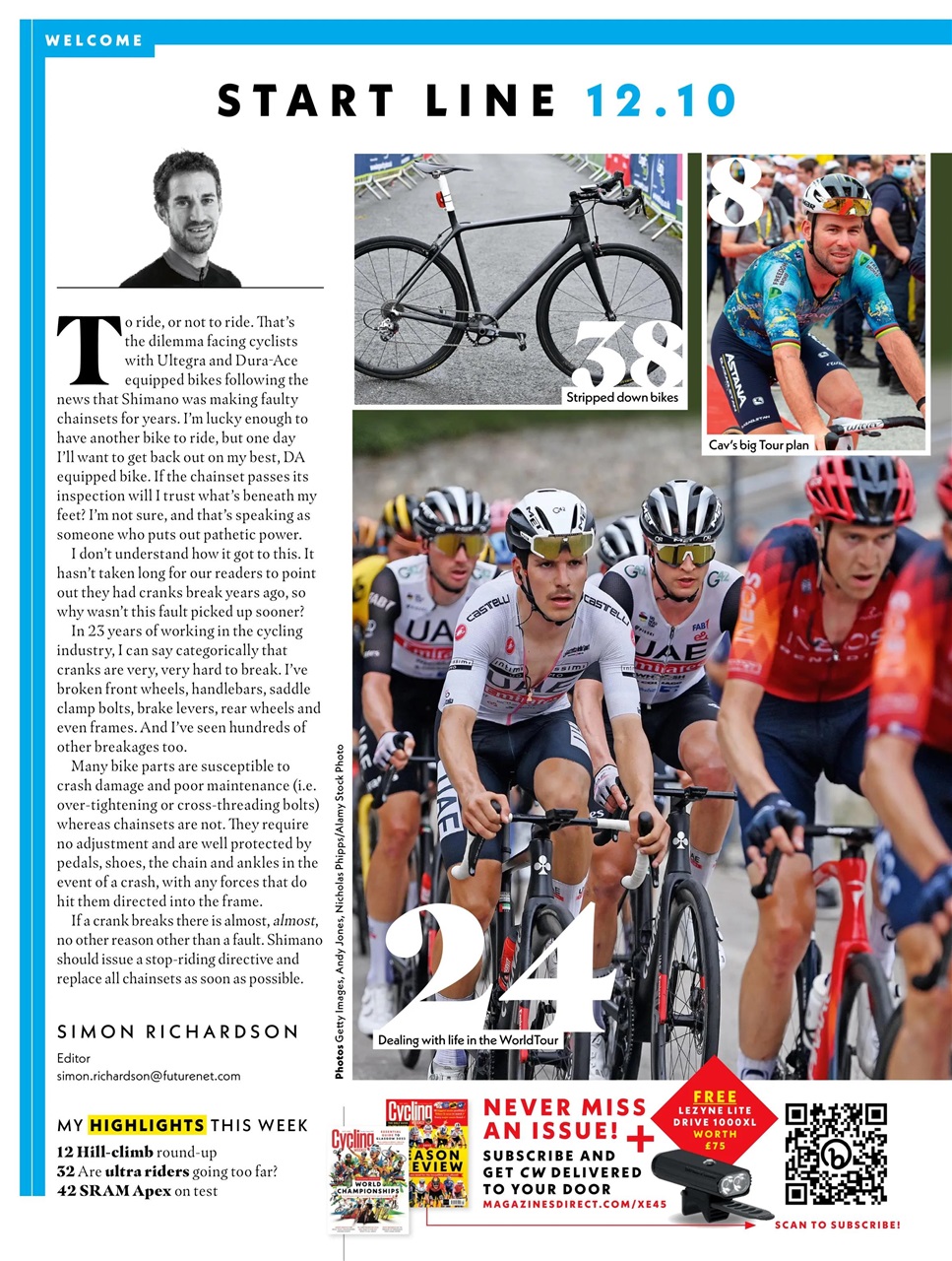 Cycling Weekly Preview Pages