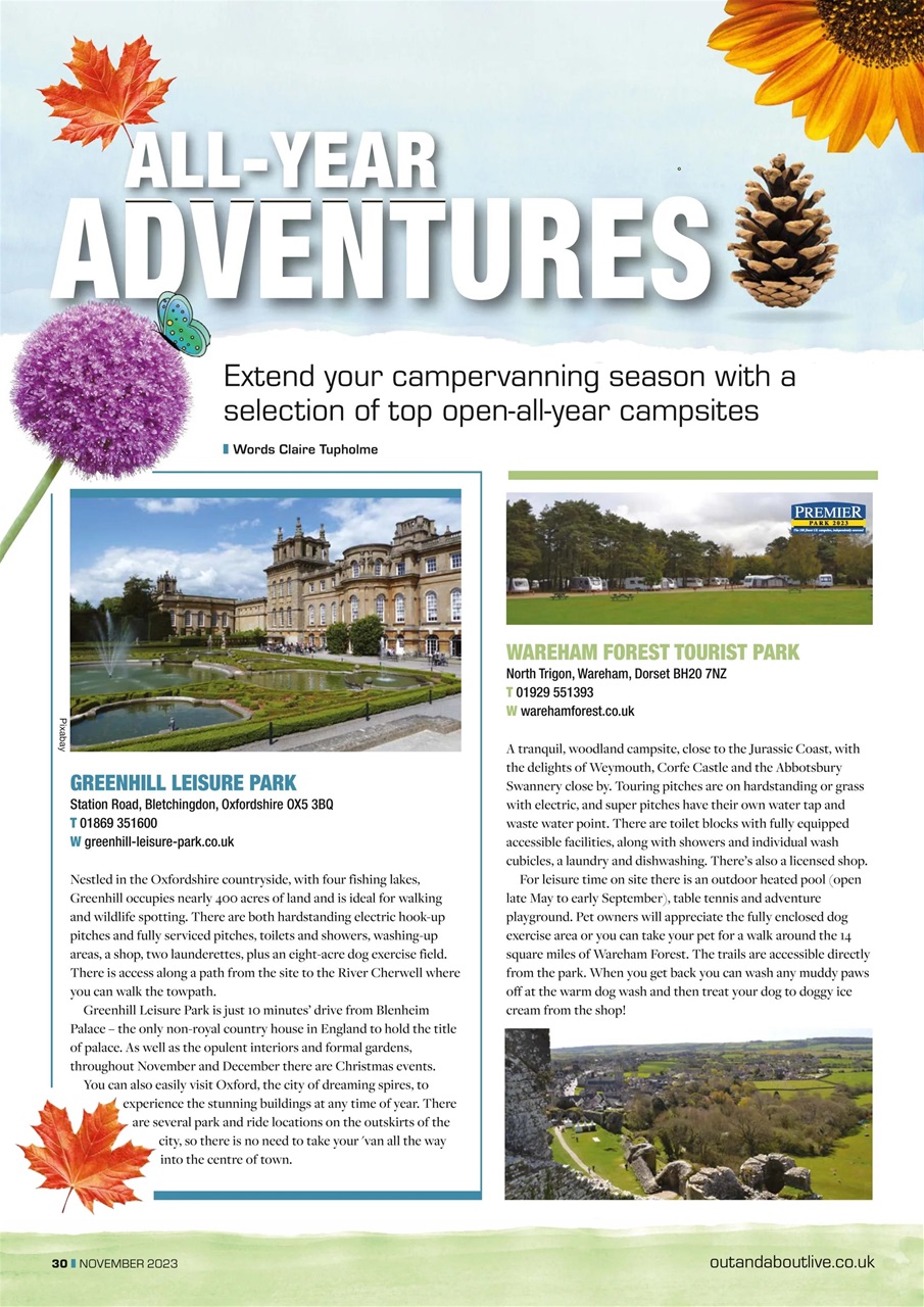 Campervan Preview Pages