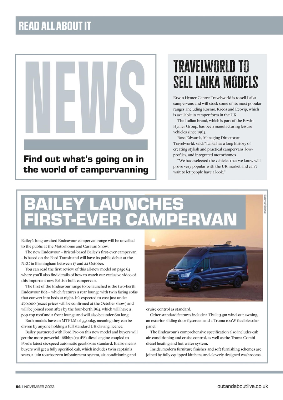 Campervan Preview Pages