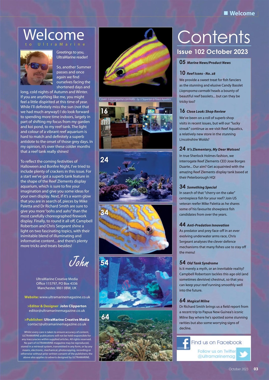 UltraMarine Magazine Preview Pages