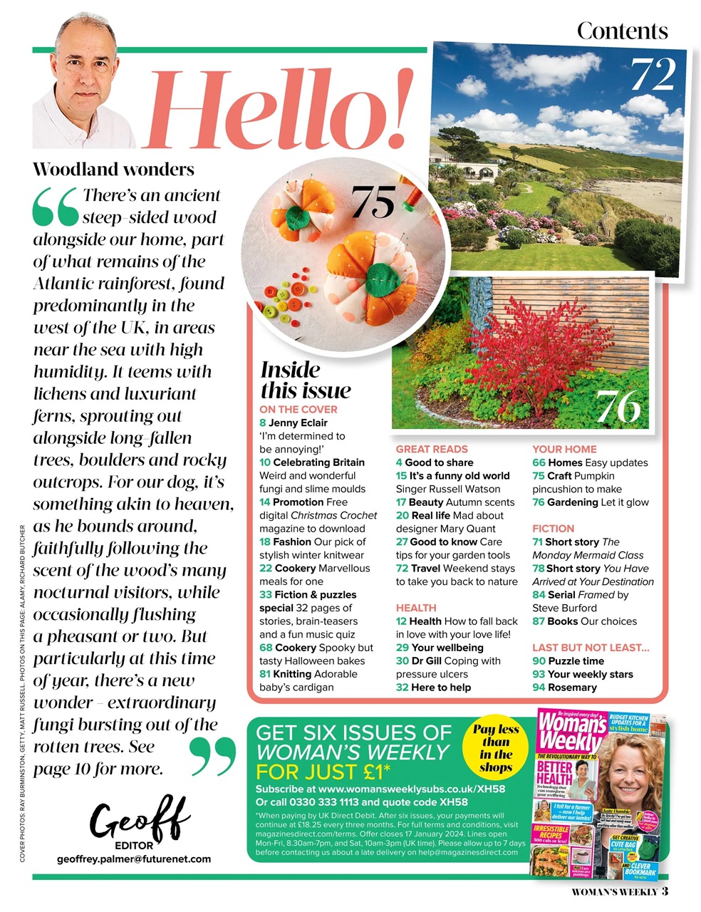 Woman's Weekly Preview Pages